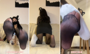 【珊瑚湾】小璐-臭棉袜套黑丝粗口辱母草泥马满天飞-97LZTD-450808