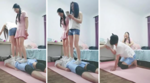 【白兰地】双S-小白鞋轮流踩踏-舔脏鞋底【双视角版】-97LZTD-450825