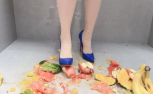 高跟鞋肉丝踩水果面包擦鞋 YC-250308-97LZTD-450836