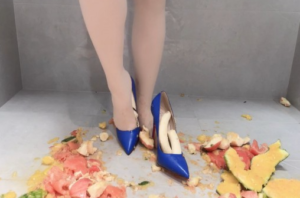 高跟鞋肉丝踩水果面包擦鞋 YC-250308-97LZTD-450836