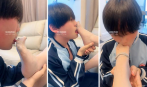 【伊潼】酸臭丝袜啃吃-强制灌圣水-97LZTD-450852