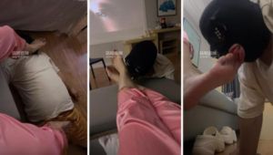 【小奕】绿帽男友下跪伺候【双视角版】-97LZTD-450853