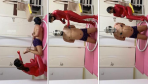 【旋律姐姐】皮衣女神-五花大绑强制虐-97LZTD-450854