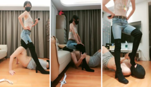 【暴主】长靴连环踢裆胯下羞辱-97LZTD-450858