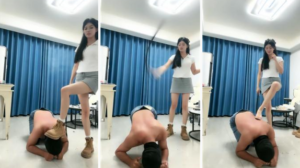 【esse殿下】白袜塞嘴鞭打-马丁靴踩虐-97LZTD-450905