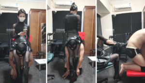 【婉儿】长靴女神-深喉鞭打虐杀-97LZTD-450911