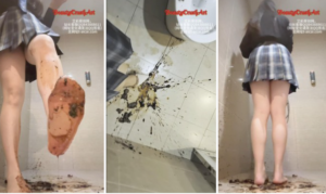 【BeautyCrushArt】夏树平底鞋踩爆大肉虫 YC-250707-97LZTD-450927