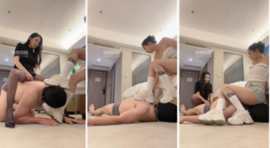 【亚兮】双S-黑丝+白袜踩地毯奴-97LZTD-450935