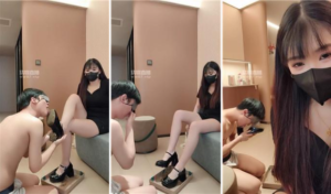 【苏西】强迫清理泥巴鞋底-掐乳-97LZTD-450940