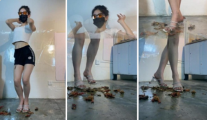 【艺体联盟】鱼仔无意识舞蹈粉碎龙虾-170空乘专业大学生-97LZTD-450957