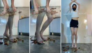 【艺体联盟】鱼仔无意识舞蹈粉碎龙虾-170空乘专业大学生-97LZTD-450957