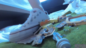 【GTS】超大帆布鞋JK少女城镇入侵-97LZTD-451019