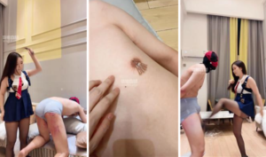 《直播调教视频》【白雪】超重度sp鞭打场-97LZTD-146570