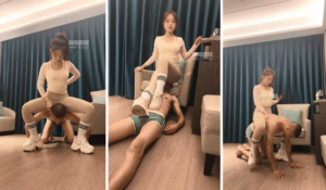 【直播调教视频】【贺贺】运动鞋白袜踢踹踩虐-97LZTD-146700