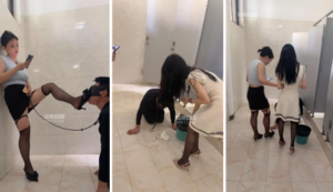 【直播调教视频】【大幂幂】双S-户外公厕处刑奴才【双视角版】-97LZTD-146903