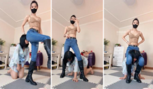 【直播调教视频】【音音】长靴碾压踩骚母畜-97LZTD-146904