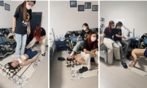 【直播调教视频】【小8】多名学生妹暴力虐打【双视角版】-97LZTD-146929