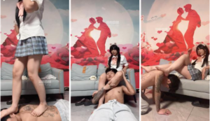 【直播调教视频】【煎饼狗子】可爱小主白袜玩虐-97LZTD-146940