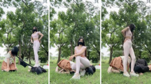 【猫神】户外调教情侣奴-97LZTD-147025