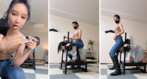 【猫神】牛仔裤女神S-枷锁椅虐-97LZTD-147062