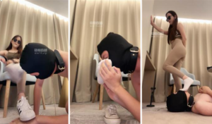 【漫漫大人】健身后脏鞋白袜玩骚奴-97LZTD-147142