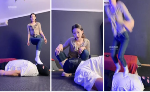 【Da猫】手脚耳光无限专场-全体重暴踩-97LZTD-34799