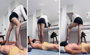 【小妮】高跟长靴全体重碾压踩-97LZTD-34836