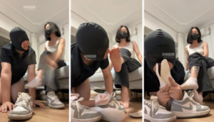 【可可公主】沉浸式-健身后原味鞋袜辱-97LZTD-34846