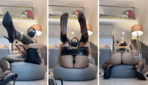 【第一视角】【覆面小妈】皮衣女王-97LZTD-34849