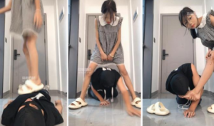 【怡怡】脏拖鞋踩踏-骑狗背-97LZTD-34883