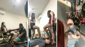 【米开朗】双S-高跟黑丝美腿踩踏-97LZTD-34897