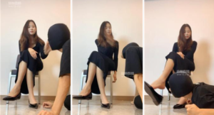 【女生也能很暴力】掐乳-抽耳光-高跟踩-97LZTD-34965