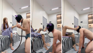 【柒柒麻麻】抽耳光-跳踩地毯奴-97LZTD-34970