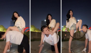 【琴月】中秋户外溜狗赏赐圣水-97LZTD-34977