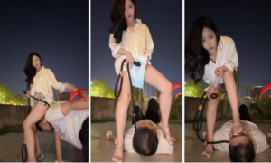 【琴月】中秋户外溜狗赏赐圣水-97LZTD-34977