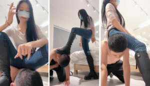 【思思】长靴踩-连环抽耳光-97LZTD-35050