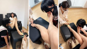 【腿腿】在美甲店调教母狗-97LZTD-35079