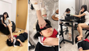 【腿腿】在美甲店调教母狗-97LZTD-35079