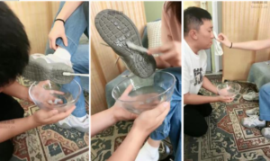 【金桔】捆绑强迫嘴洗袜子-97LZTD-35082