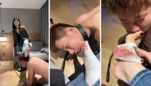 【苏御大人】袜子塞嘴重度虐打-97LZTD-35094