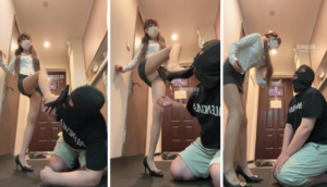 【鹿可】高跟黑丝羞辱坏学生狗-97LZTD-35164