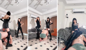 【安晴】双S-腿绞长靴连环踢裆【双视角版】-97LZTD-35187