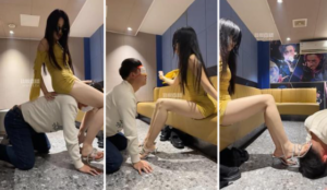 【卡萨女帝sama】KTV被陪酒小妹暴揍-97LZTD-35214