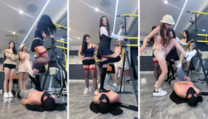 【麋鹿银儿】4女王尝试最暴力最疯狂的群殴霸凌无底线-97LZTD-35225