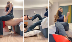 【海海】超美素人网红首次体验调奴【双视角版】-97LZTD-35257