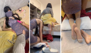 【训犬师】情侣主玩骚母狗【双视角版】-97LZTD-35323