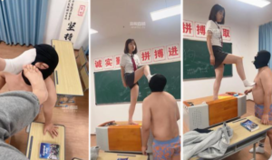 【也狗】课室主题-白袜学生主虐杀-97LZTD-35547