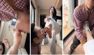 【冰月】阳台连环踢裆胯下辱-97LZTD-35550