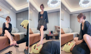 【戴安娜】臭脚丫狂舔-坐脸腿绞窒息-97LZTD-35584