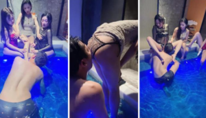 【汐言】温泉池群调群虐[三]-97LZTD-35673